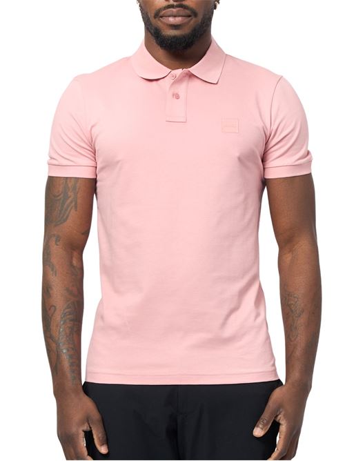 Polo uomo rosa in cotone Boss Orange | 50507803694